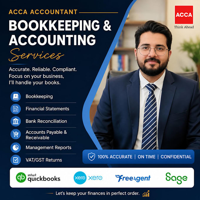 uk bookkeeping in xero, quickbooks and sage