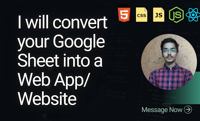 convert your google sheet to web app, dashboards