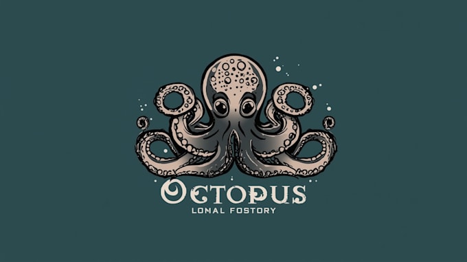 design custom octopus logo for your brand