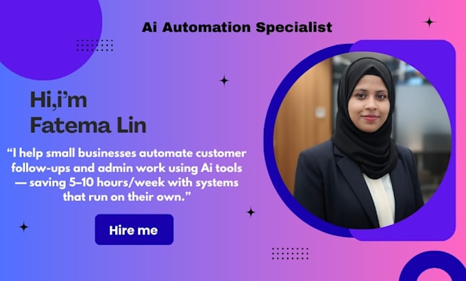 helping small businesses automate customer  workflows using ai