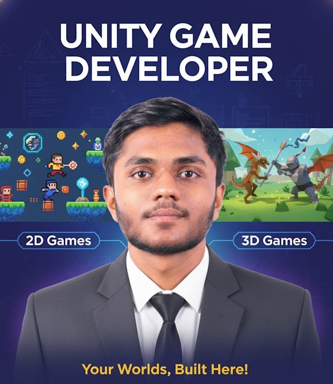 develop 2d and 3d games for android and windows