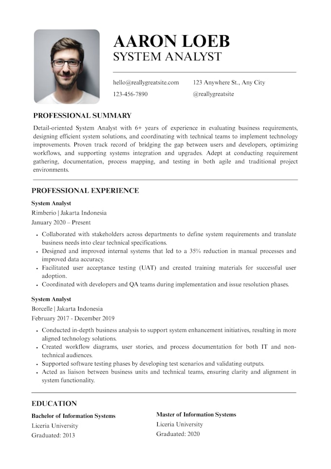 write a professional resume, CV and cover letter