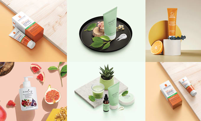 do minimalist skincare label, haircare label, candle label