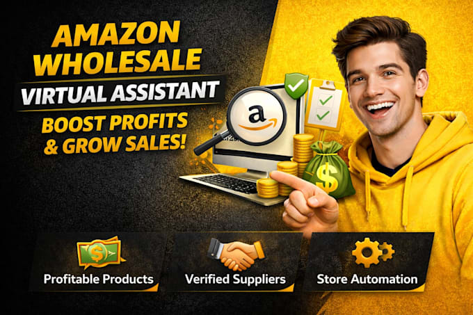 be your expert amazon fba wholesale virtual assistant