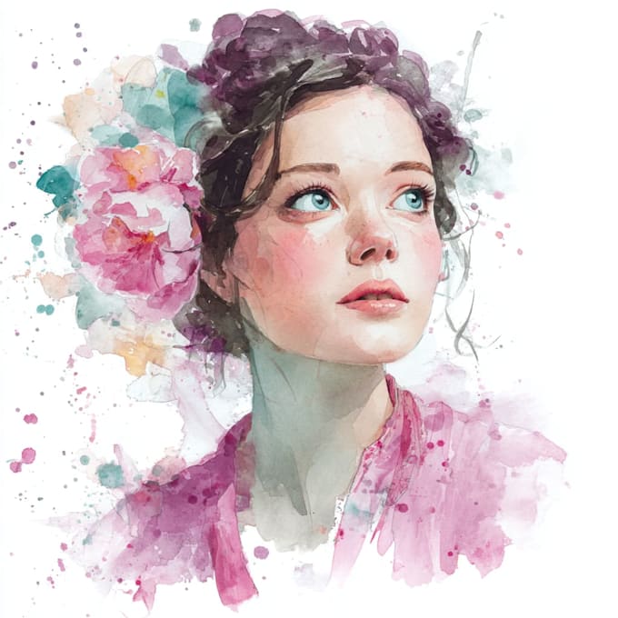 create a beautiful watercolor illustration for you