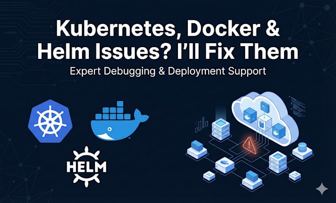 fix kubernetes, docker and helm deployment issues fast