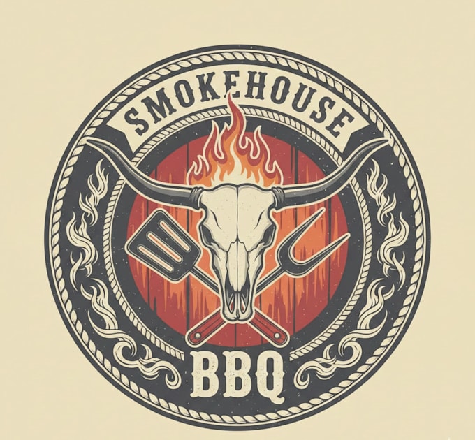 design a bold and professional BBQ logo