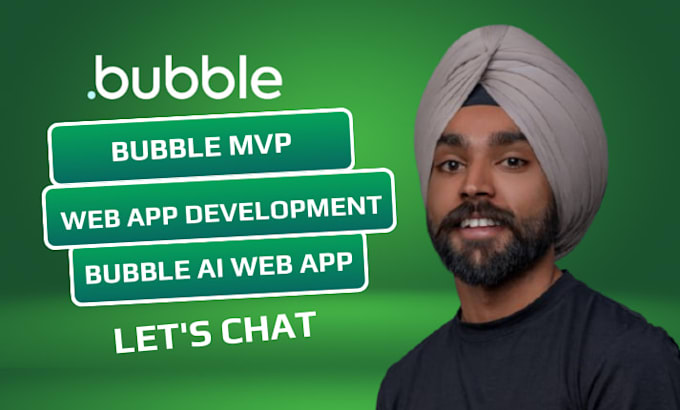 develop bubble mvp web app bubble mvp ai app bubbleio app bubble ai website