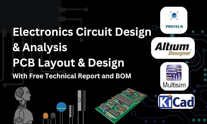 Design professional pcb layouts and electronics circuit simulations by ...