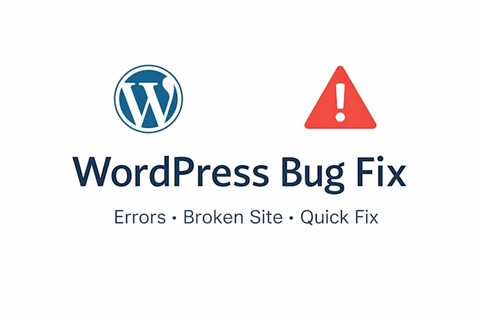 fix wordpress bugs, errors and broken functionality