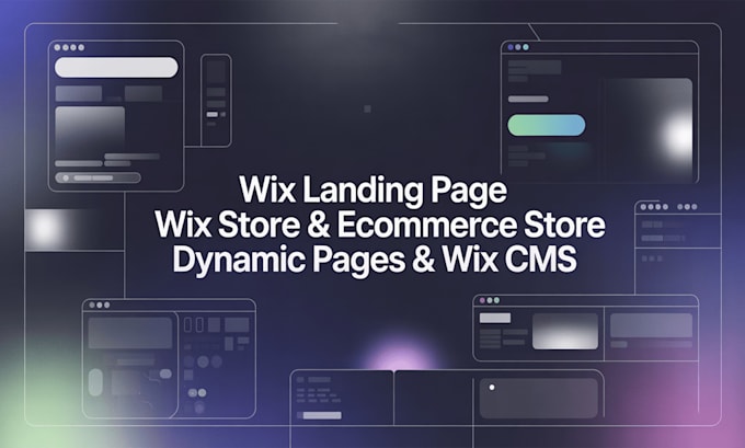 wix landing page, wix store, ecommerce store, dynamic pages, wix cms
