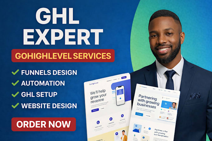 design gohighlevel landing page, ghl website design in 24hrs