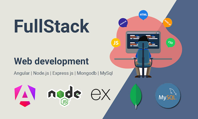 build or fix a full stack angular node js web application