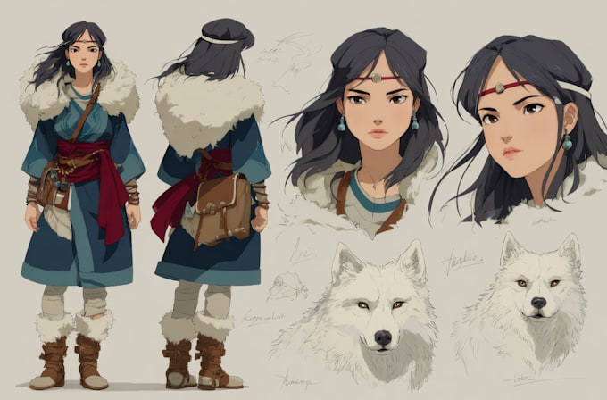 create character and concept digital art