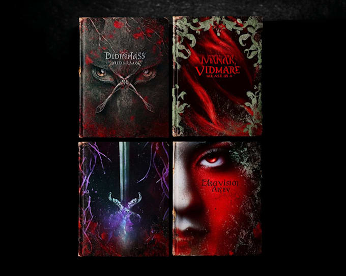 design horror book cover, ebook cover