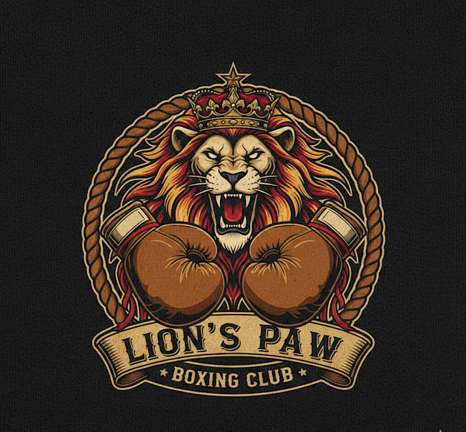 design a professional boxing logo