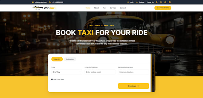 develop a cab booking app and website like uber, ola