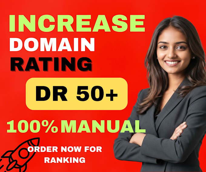 build high authority backlinks to improve your DR