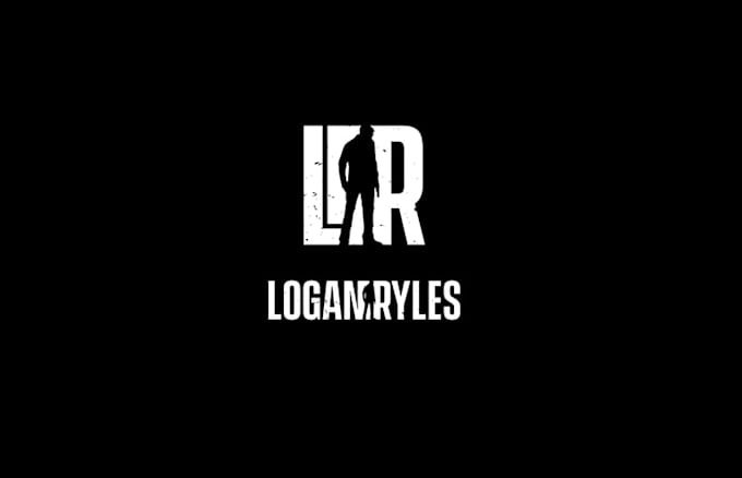 design thriller author brand logo