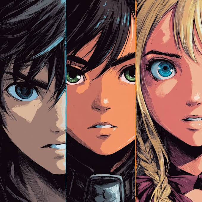 illustrate your awesome anime or roleplaying character  art