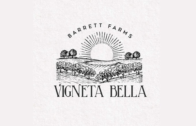 design vineyard mid west farm logo