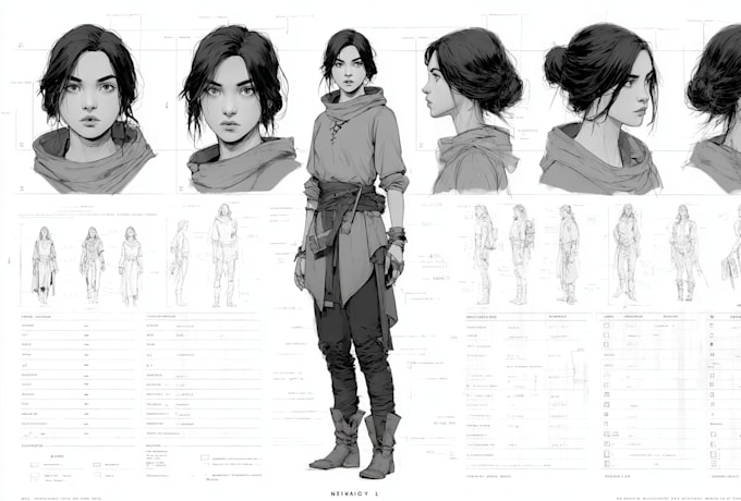 design a professional 2d digital character design