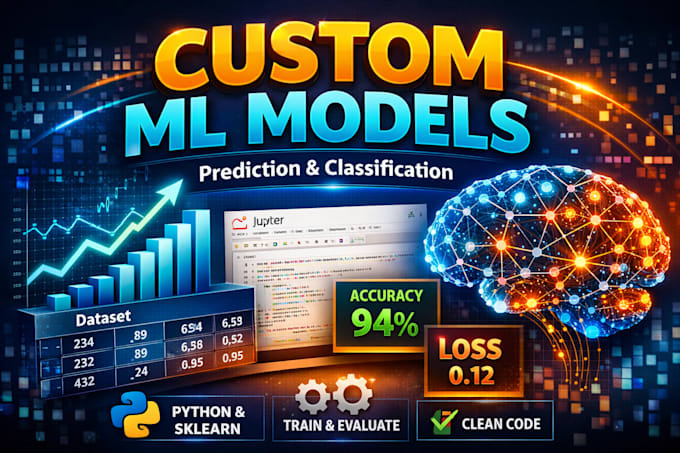 build a custom machine learning model for prediction or classification