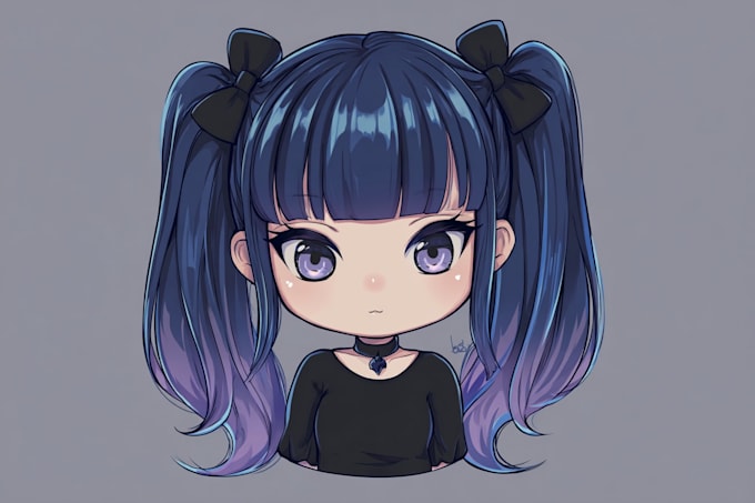 design a cute anime chibi character