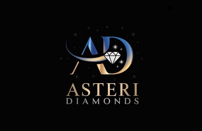 create a luxury jewelry and elegant monogram logo design