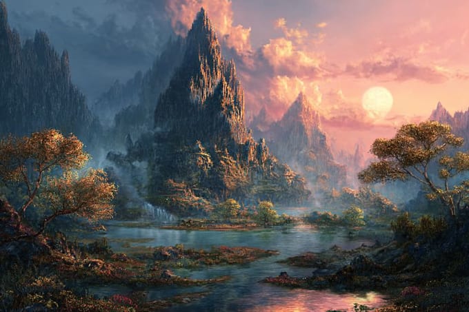 design immersive fantasy worlds and environments