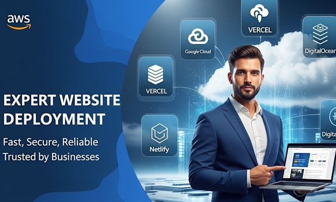 aws, website deployment, google cloud, azure deploy website, website development