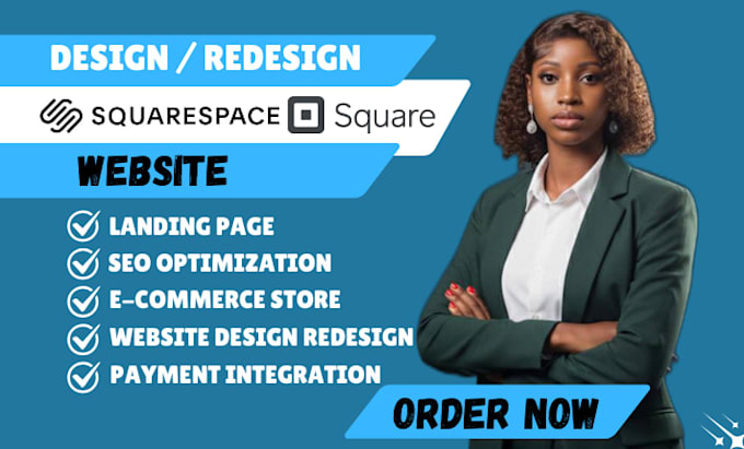develop squarespace website design redesign integrate square online store