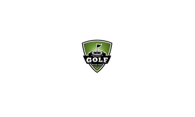 design awesome golf driving range business logo