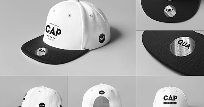 Create factory ready cap mockup and hat tech packs with flat sketches ...