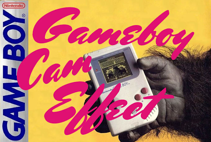 make gameboy camera effect photography