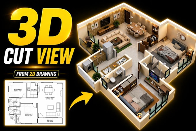 do 3d cut views