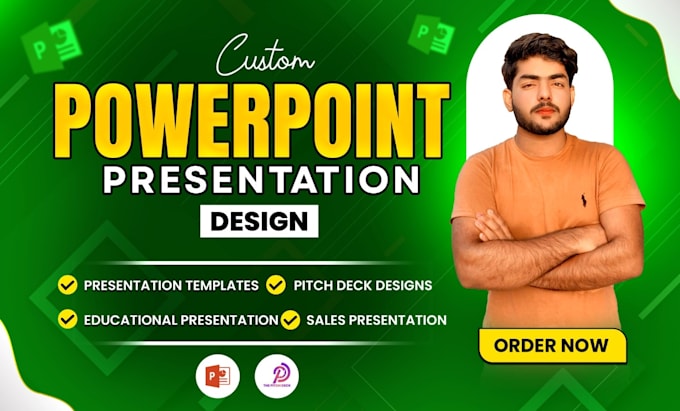 design a custom powerpoint template with master slides