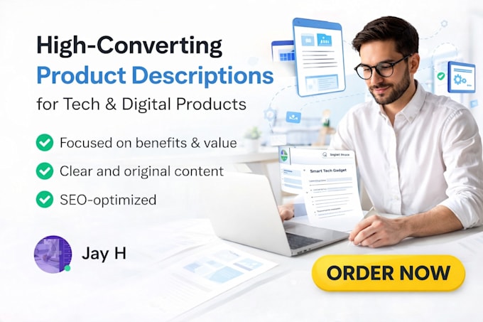 high converting product descriptions for tech and digital products
