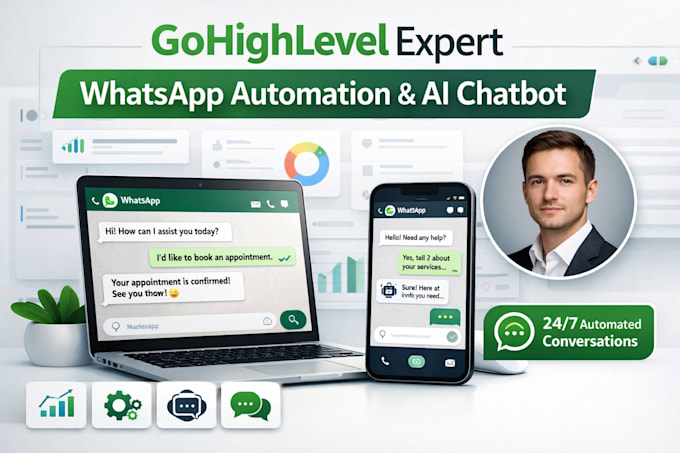 gohighlevel whatsapp automation, whatsapp ai chatbot, whatsapp API integration