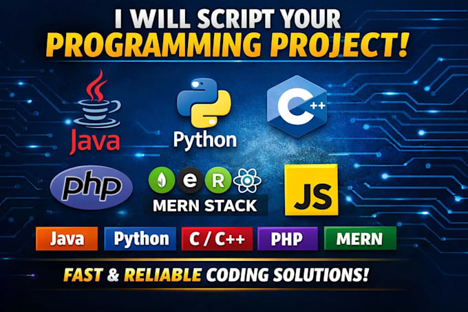 do java python c cpp php mern javascript coding and programming projects