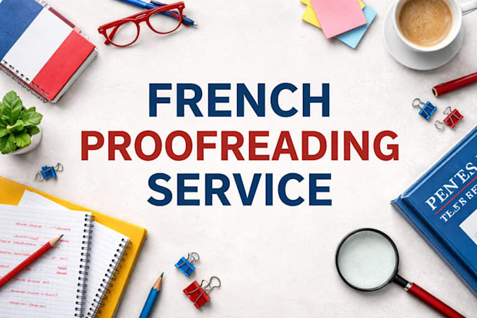 Proff Read Proofread and improve your french text by Sai_sensei2 | Fiverr