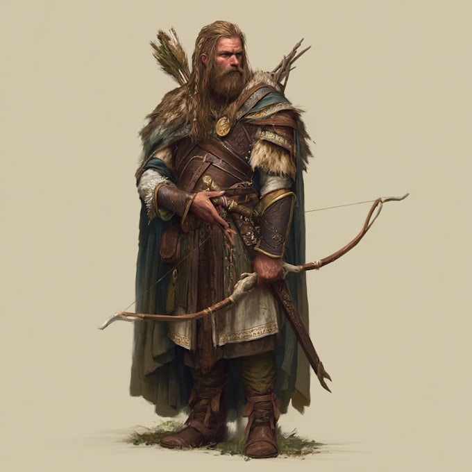 design a fantasy character for dnd, pathfinder, etc