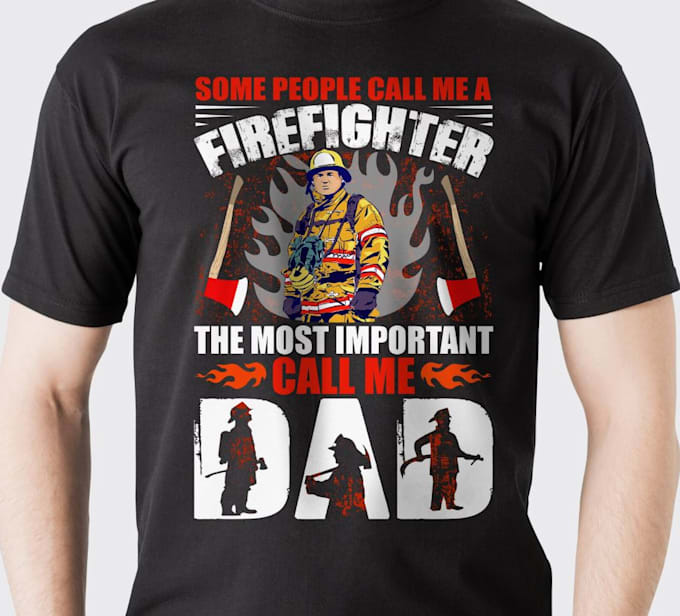 design firefighter, fireman, skull or t shirt logo