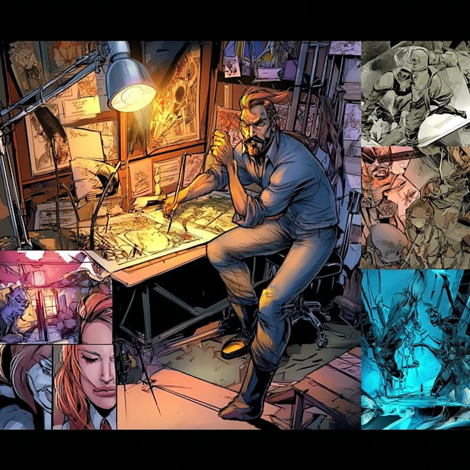 be comic book illustrator comic book artist comic