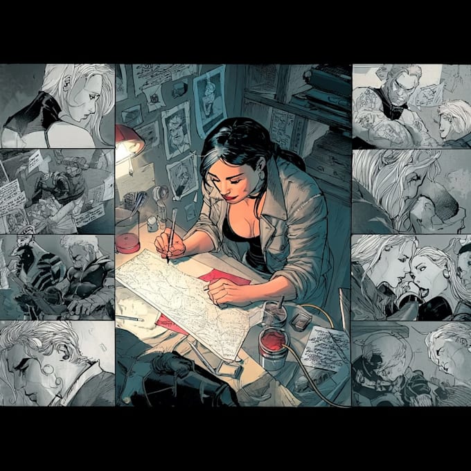 comic book artist graphic novel illustration comic