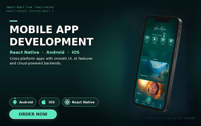 build a react native mvp app for startups ios and android