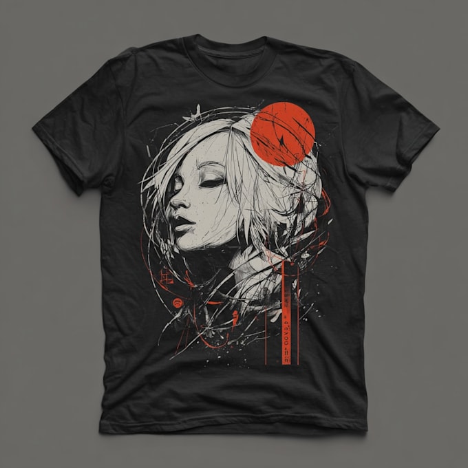 Do custom typography t shirt design in hand drawn font style by ...