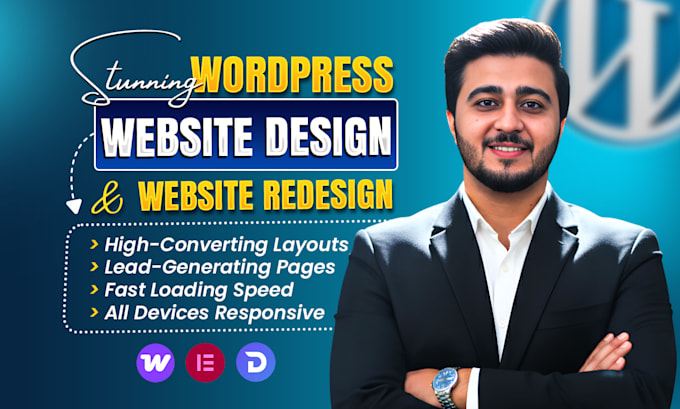 develop stunning wordpress website design and website redesign