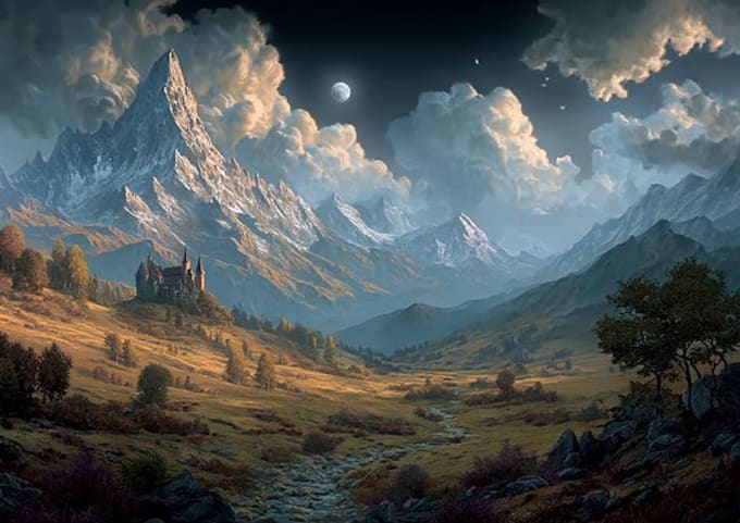 creative photorealistic science fiction illustration