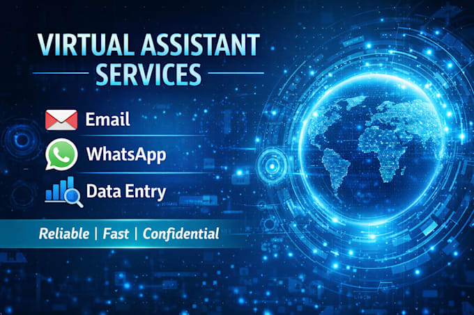 provide virtual assistant services for daily admin work